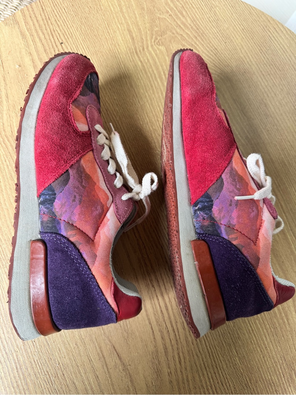 INKKAS Andes Jogger Sneakers Warm Garnet Hill Retro Colorful - Picture 5 of 11